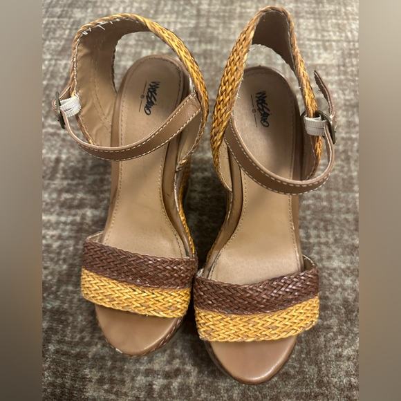 Colorful Cork Braided Mossimo wedges - Picture 8 of 9